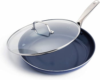 Blue Diamond 12 inch frying pan with lid