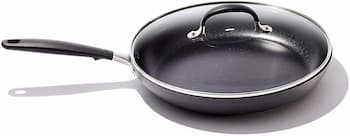 OXO Hard Anodized Nonstick 12 inch Frying Pan with Lid