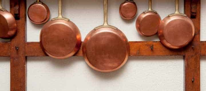 can you put a copper pan in the oven