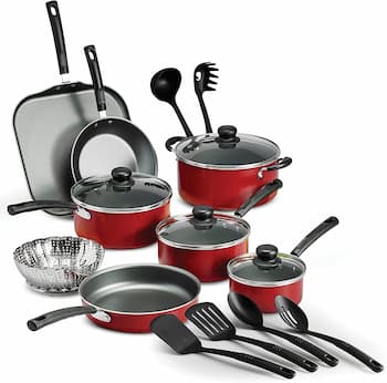 LEGENDARY-YES 18 Piece Nonstick Pots & Pans Cookware Set