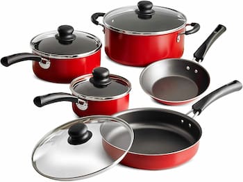 NEW 9-Piece Simple Cooking Nonstick Cookware Set